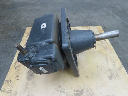 Morse 60DVX R-LD Worm Gear Reducer 100:1 Double Reduction 7Hp 17.5 RPM Output