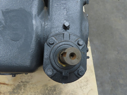 Morse 60DVX R-LD Worm Gear Reducer 100:1 Double Reduction 7Hp 17.5 RPM Output