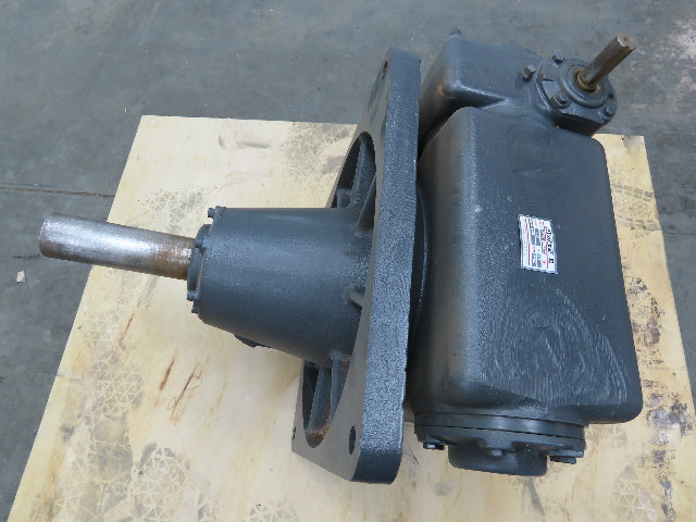 Morse 60DVX R-LD Worm Gear Reducer 100:1 Double Reduction 7Hp 17.5 RPM Output