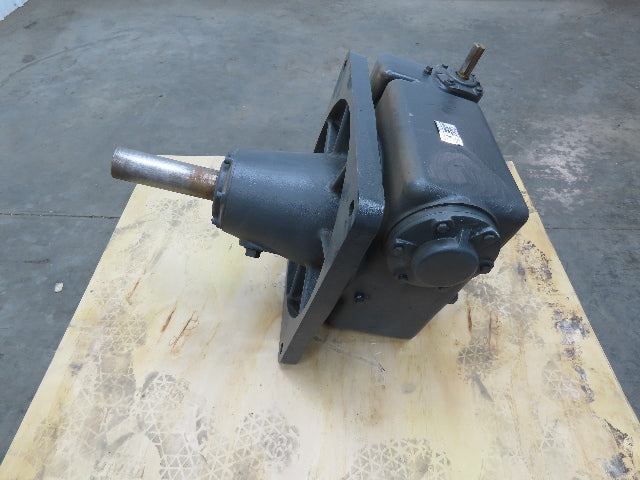 Morse 60DVX R-LD Worm Gear Reducer 100:1 Double Reduction 7Hp 17.5 RPM Output