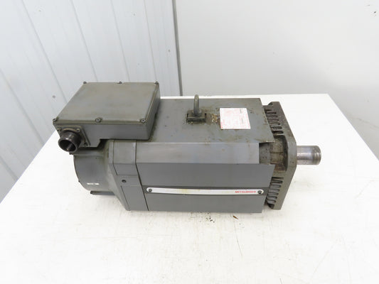Mitsubishi SJ-V15-02 AC Spindle Servo Motor 5.5kw B160F Flange Mount 	6000 RPM