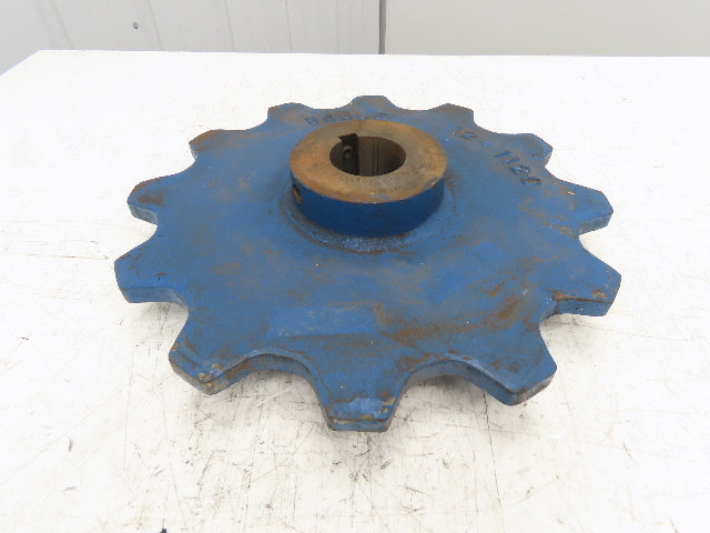 Soule 12 1120 Sprocket 12 Tooth 2-7/16 Bore keyway And Setscrew 17" Diameter