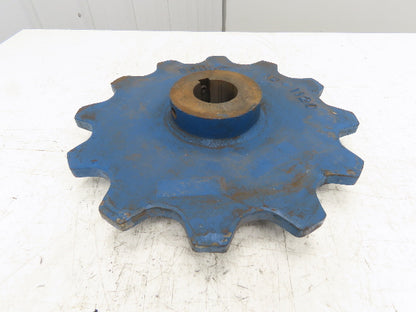 Soule 12 1120 Sprocket 12 Tooth 2-7/16 Bore keyway And Setscrew 17" Diameter