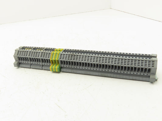 Morsettitalia EURO-4 Terminal Blocks 43409 Grey 6mm Wide Lot of 44