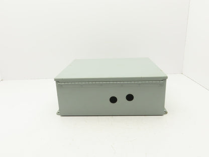 Hoffman A1614CH Electrical Enclosure Control Panel 16x14x6" Back Plate Knockouts