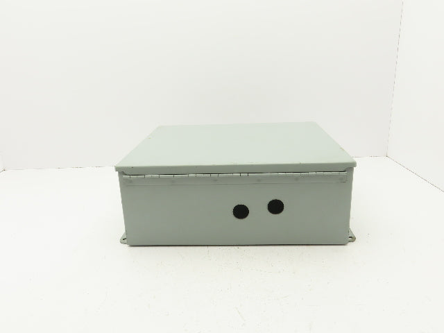 Hoffman A1614CH Electrical Enclosure Control Panel 16x14x6" Back Plate Knockouts