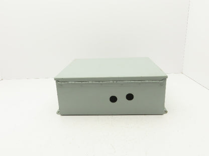 Hoffman A1614CH Electrical Enclosure Control Panel 16x14x6" Back Plate Knockouts
