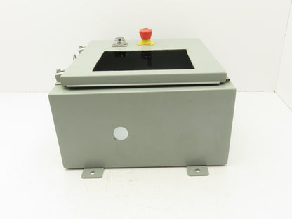 Wiegmann N12161608 Electrical Enclosure 16x16x8" Wall Mount Panel Cutout 9x7"