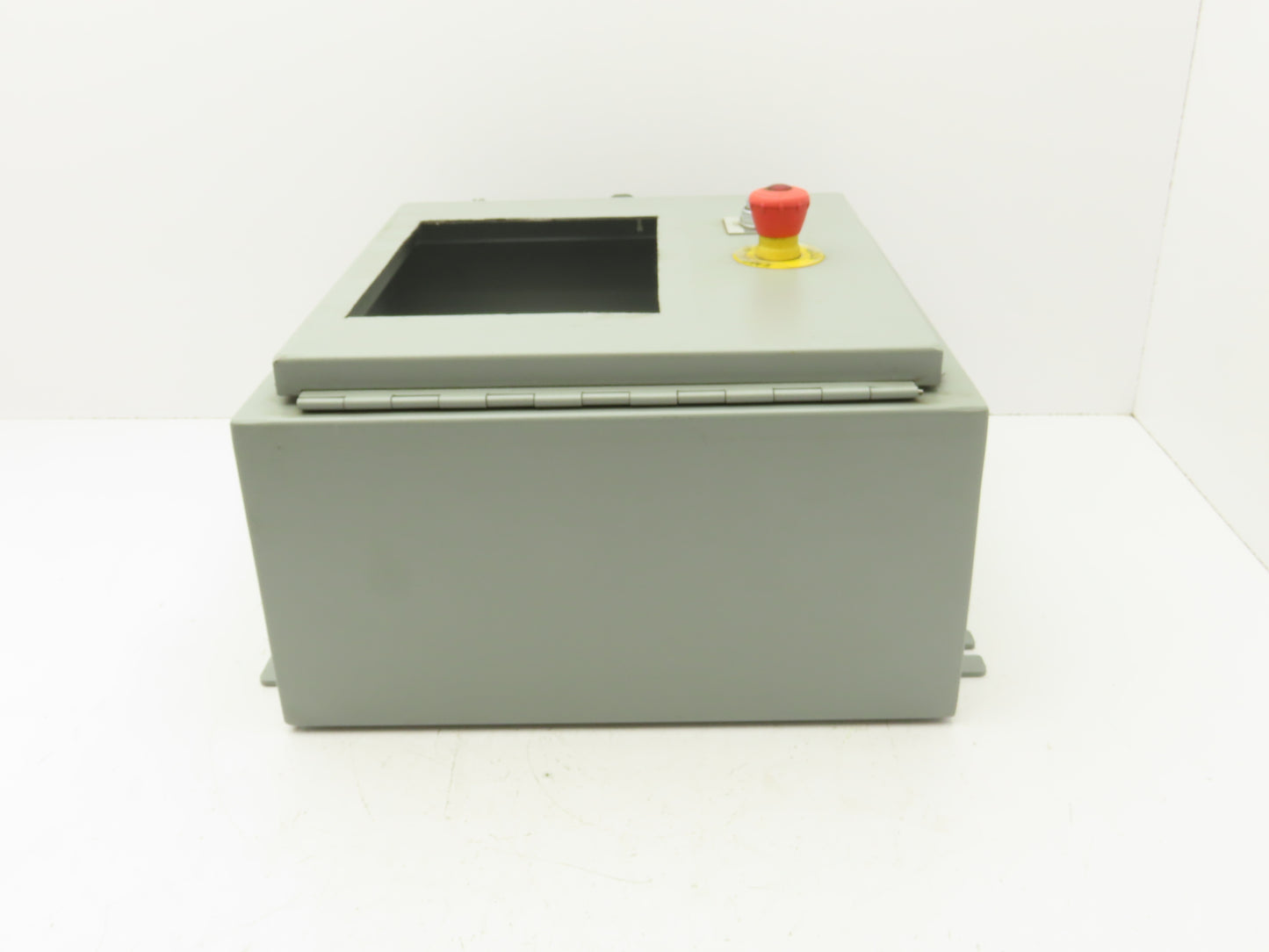 Wiegmann N12161608 Electrical Enclosure 16x16x8" Wall Mount Panel Cutout 9x7"