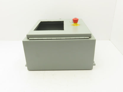 Wiegmann N12161608 Electrical Enclosure 16x16x8" Wall Mount Panel Cutout 9x7"