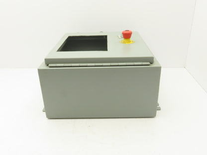 Wiegmann N12161608 Electrical Enclosure 16x16x8" Wall Mount Panel Cutout 9x7"