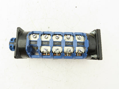 Krause Naimer C125 Rotary Cam Switch 3 Position 9 Pole NO NC Contacts MBPC UPS