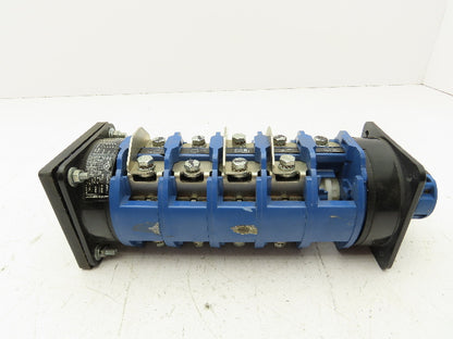 Krause Naimer C125 Rotary Cam Switch 3 Position 9 Pole NO NC Contacts MBPC UPS