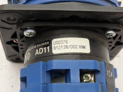 Krause Naimer L63435/001 Rotary Cam Switch 80A 3 Position 3 Pole NO NC Contacts