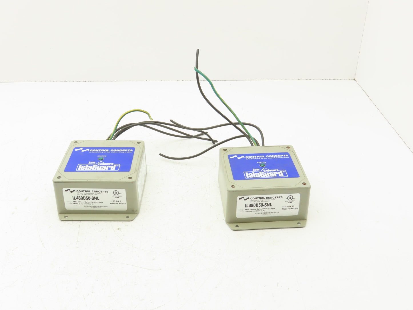 Control Concepts IL480D50-SNL Low Exposure Surge Filter 480V 3Ph Lot of 2