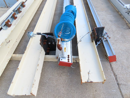 Unified 500 Lb Freestanding Bridge Crane Workstation 14' 9" Span 19' Runway