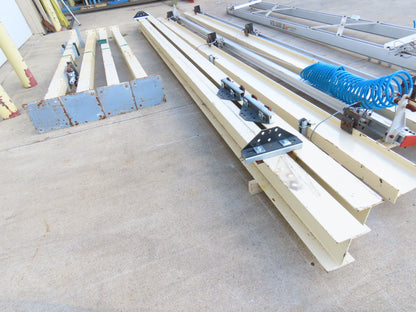 Unified 500 Lb Freestanding Bridge Crane Workstation 14' 9" Span 19' Runway