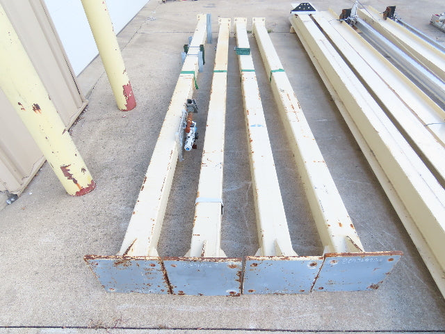 Unified 500 Lb Freestanding Bridge Crane Workstation 14' 9" Span 19' Runway