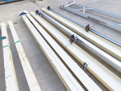 Unified 500 Lb Freestanding Bridge Crane Workstation 14' 9" Span 19' Runway