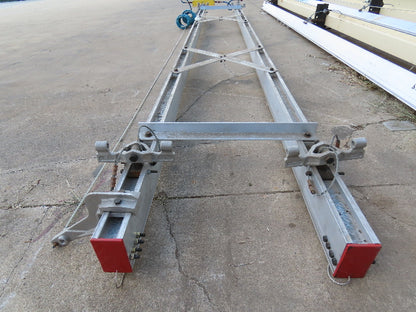 Unified 500 Lb Freestanding Bridge Crane Workstation 14' 9" Span 19' Runway