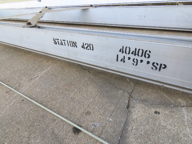 Unified 500 Lb Freestanding Bridge Crane Workstation 14' 9" Span 19' Runway