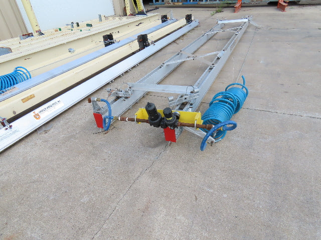 Unified 500 Lb Freestanding Bridge Crane Workstation 14' 9" Span 19' Runway