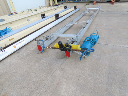 Unified 500 Lb Freestanding Bridge Crane Workstation 14' 9" Span 19' Runway