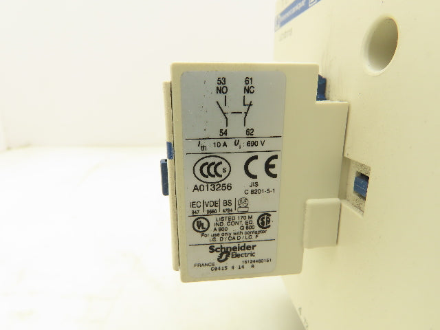 Telemecanique LC1D1156 Motor Starter Contactor 250A 1000V 3 Pole 24V Coil