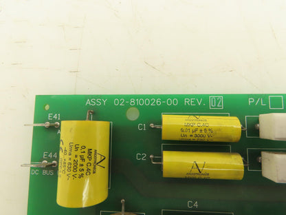 Liebert 02-810026-00 Rectifier Snubber Circuit Board PCB Card Module Rev 02