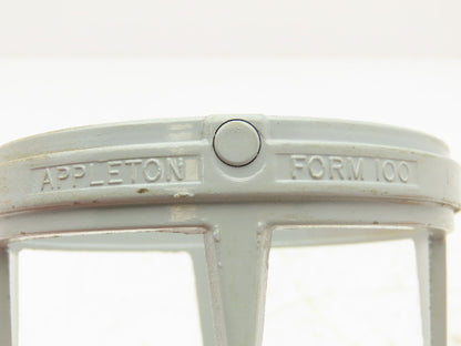 Appleton VGL-1AM Glass Globe Amber With Light Guard For V-51 Fixture