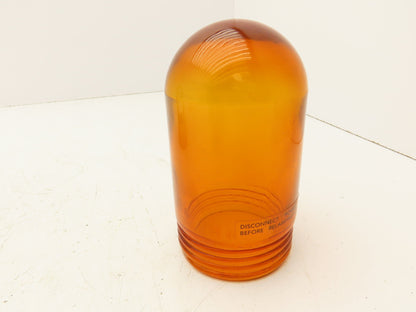 Appleton VGL-1AM Glass Globe Amber With Light Guard For V-51 Fixture