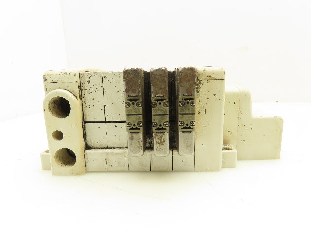 SMC VVQ2000-10A-1 VQ2401-51 Pneumatic Solenoid Valve 5-Station Manifold Block