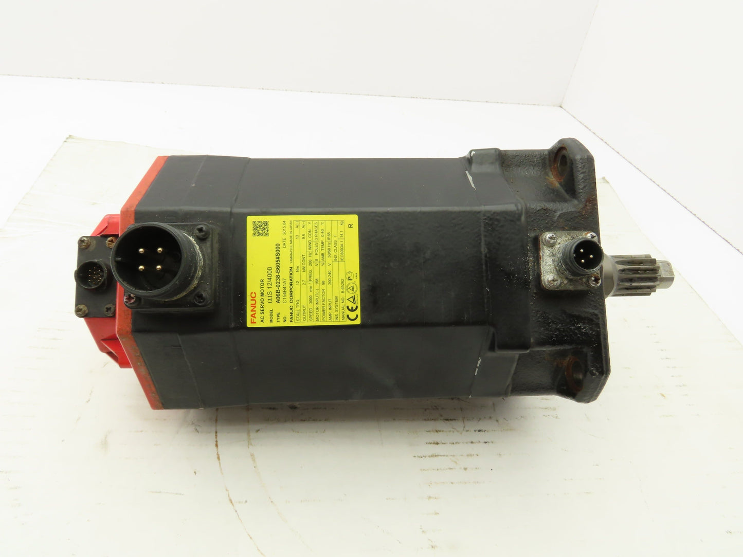 Fanuc A06B-0238-B605#S000 AC Servo Motor 2.7 kw 3000 RPM Pulsecoder
