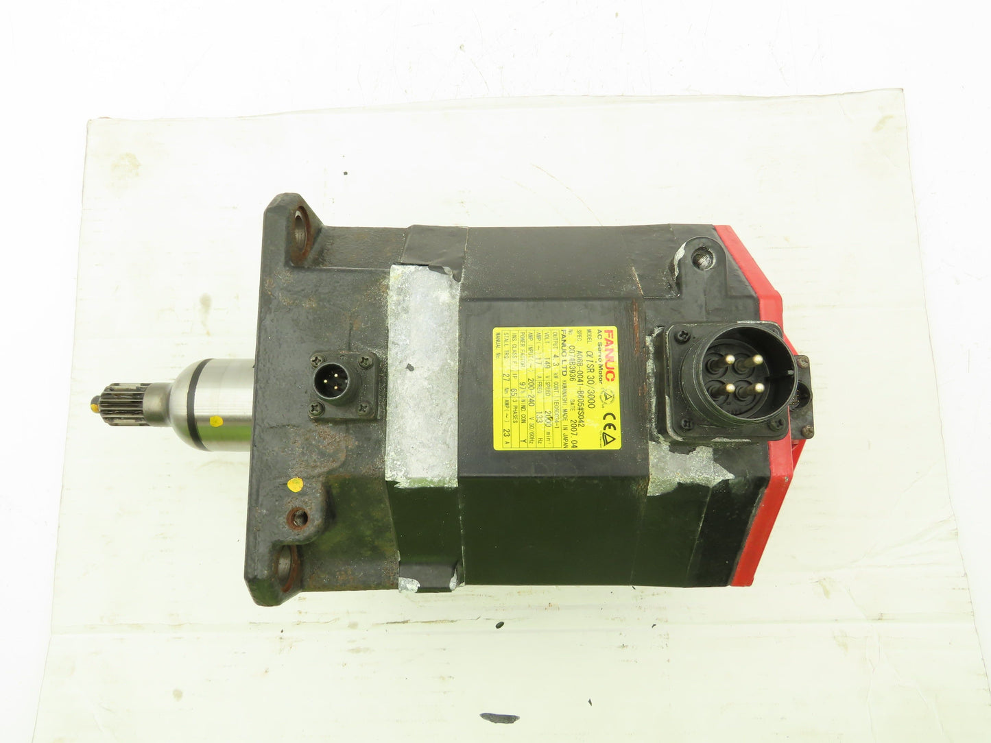 Fanuc A06B-0041-B605#S042 AC Servo Motor 4.3kw 149V 2000RPM Pulsecoder Encoder