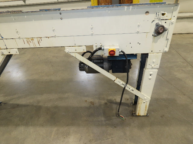 New London Engineering 7.5"x16' Plastic Roller Belt Accumulating Conveyor 30 FPM