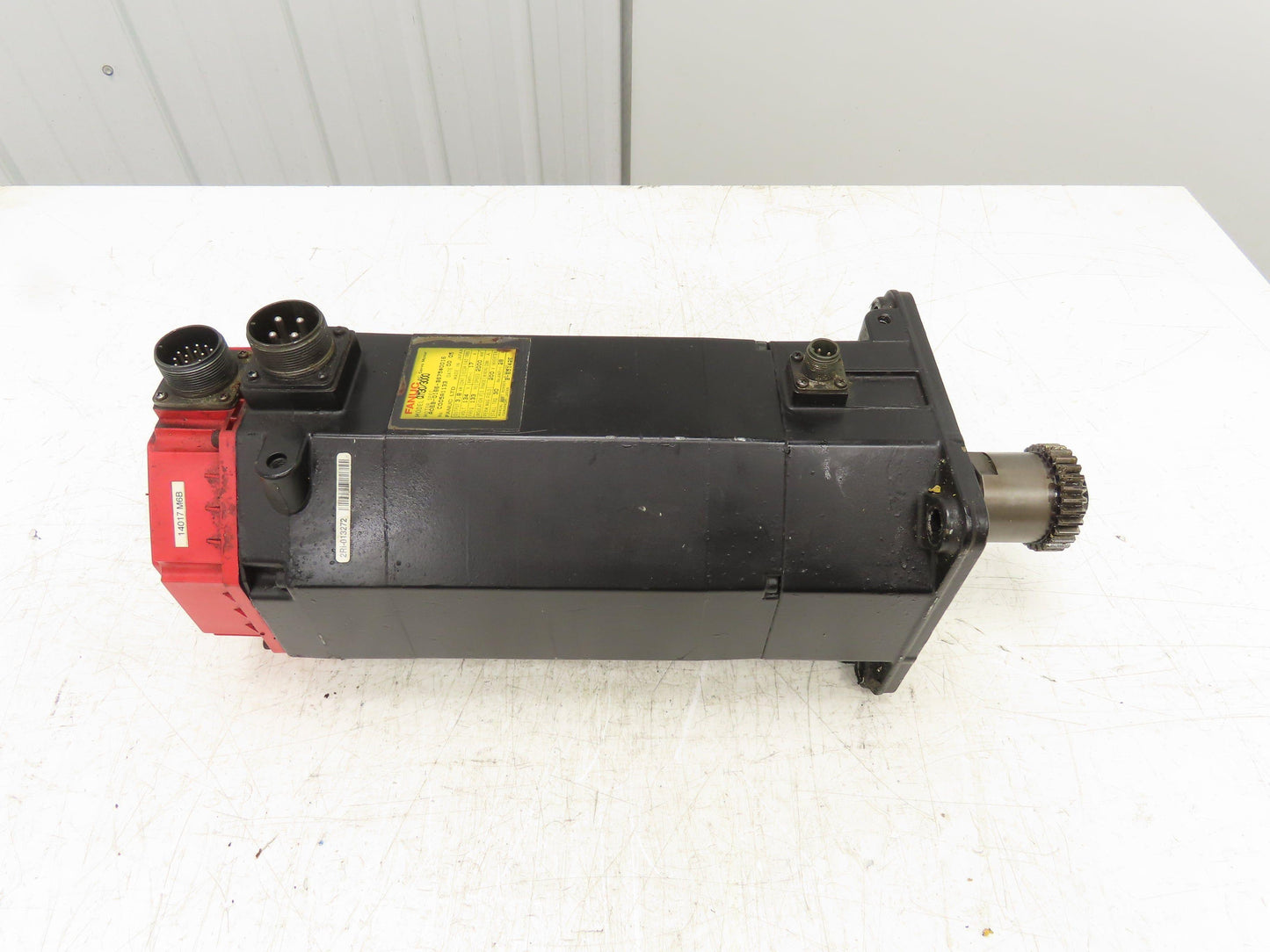 Fanuc A06B-0166-B675#0016 AC Servo Motor 3.8kw 2000 RPM Pulsecoder Encoder