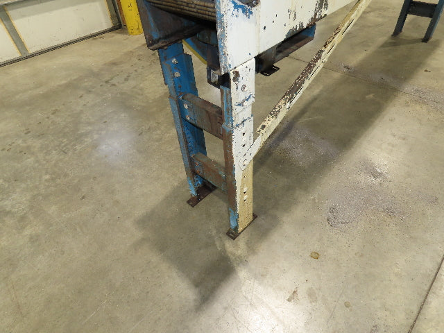 New London Engineering 12"x12' 6 Plastic Roller Belt Accumulating Conveyor 30FPM