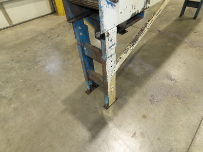 New London Engineering 12"x12' 6 Plastic Roller Belt Accumulating Conveyor 30FPM