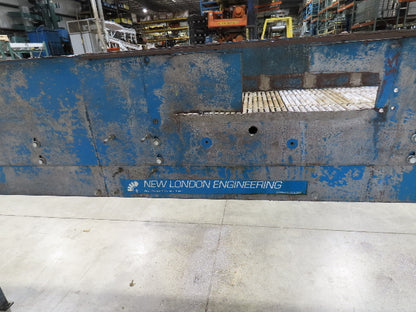 New London Engineering 12"x12' 6 Plastic Roller Belt Accumulating Conveyor 30FPM
