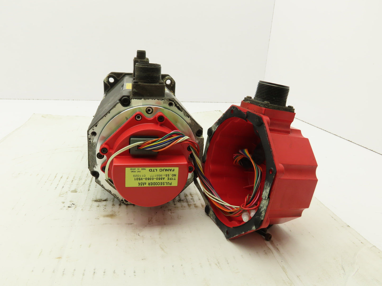 Fanuc A06B-0163-B175 Servo Motor aM9/3000 1.8kw 3000 RPM Pulsecoder aA64