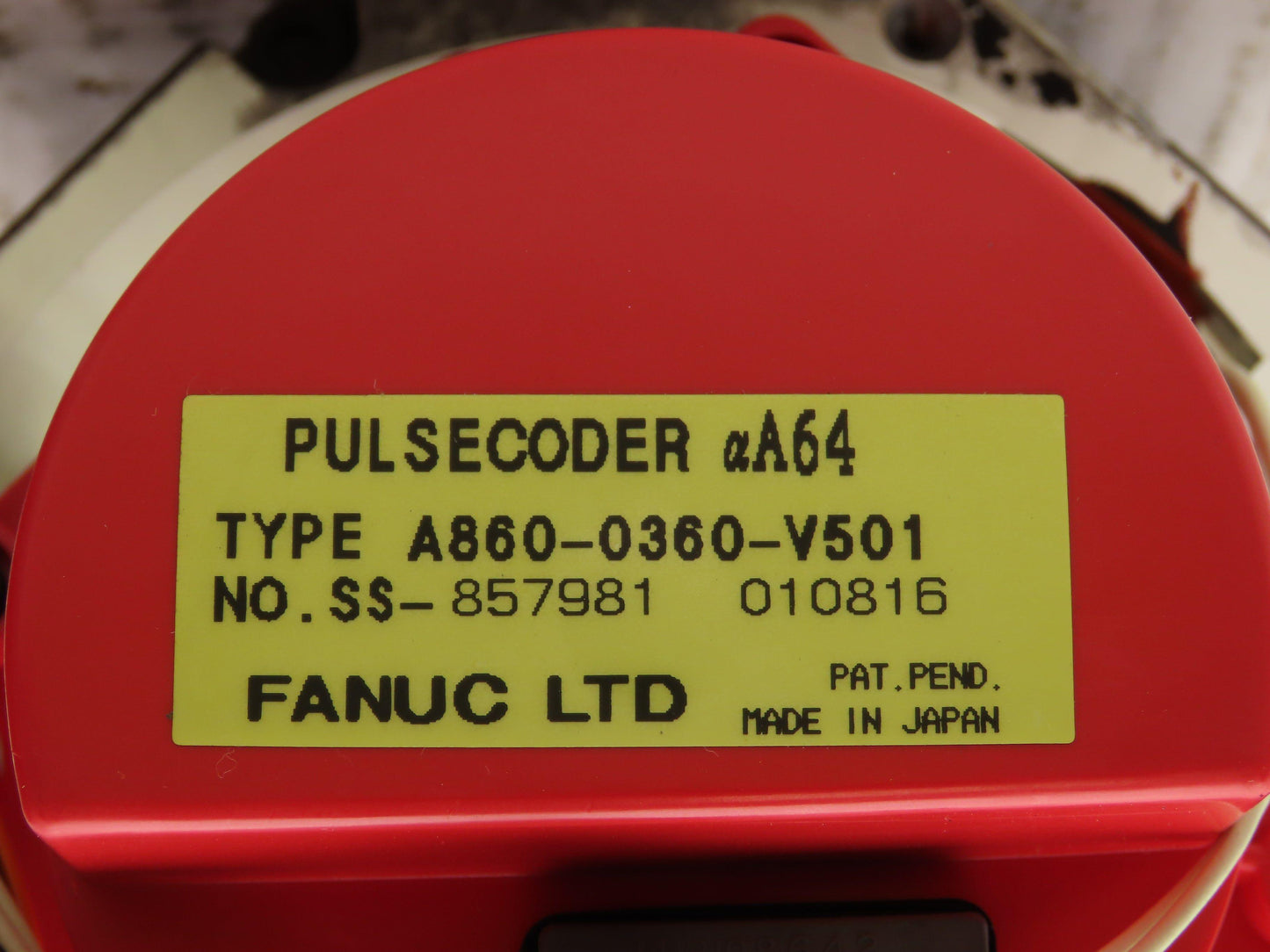 Fanuc A06B-0163-B175 Servo Motor aM9/3000 1.8kw 3000 RPM Pulsecoder aA64