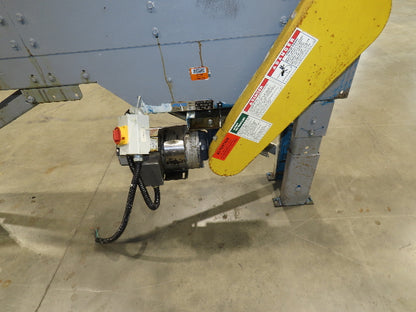 New London Engineering 8"x 6' 6" Plastic Roller Belt Accumulating Conveyor 30FPM