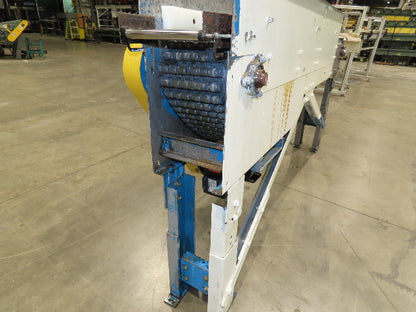 New London Engineering 8"x 6' 6" Plastic Roller Belt Accumulating Conveyor 30FPM