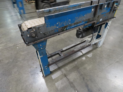 New London Engineering 7.5"x 5' 6" Plastic Tabletop Belt Conveyor 30 FPM 460V