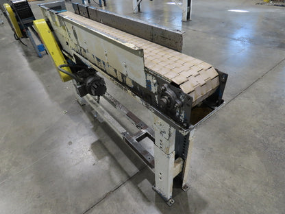 New London Engineering 7.5"x 5' 6" Plastic Tabletop Belt Conveyor 30 FPM 460V