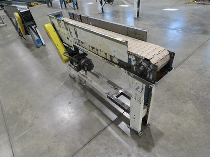 New London Engineering 7.5"x 5' 6" Plastic Tabletop Belt Conveyor 30 FPM 460V
