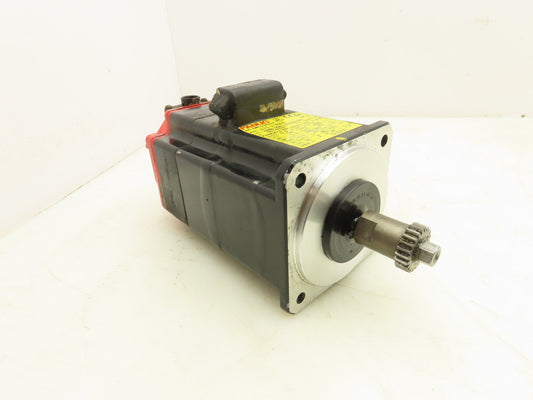 Fanuc A06B-0061-B604#S000 AC Servo Motor 0.5kw 156V 4000RPM Pulsecoder Encoder