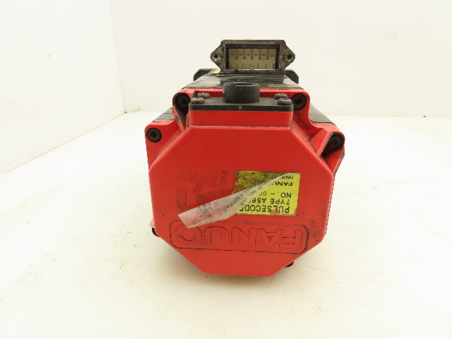 Fanuc A06B-0061-B604#S000 AC Servo Motor 0.5kw 156V 4000 RPM Pulsecoder Encoder