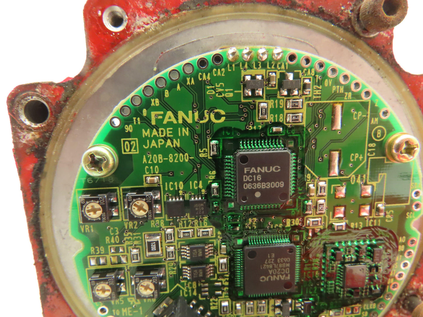 Fanuc A06B-0061-B604#S000 AC Servo Motor 0.5kw 156V 4000 RPM