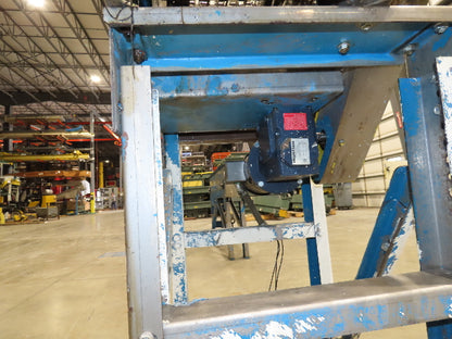 New London Engineering #800 10"x 2' 6" Stainless Wire Mesh Belt Conveyor 40 FPM